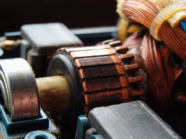 Oil Seal KC - Elastomer coated rotary shaft seal inside electro motor